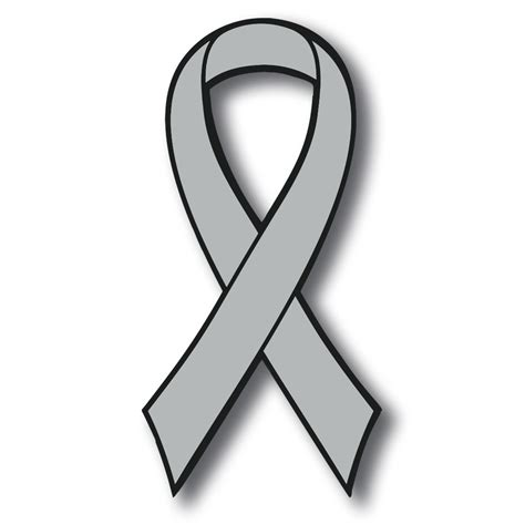 Brain Cancer Ribbon Vector