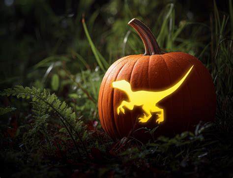 Dinosaur Pumpkin Carving