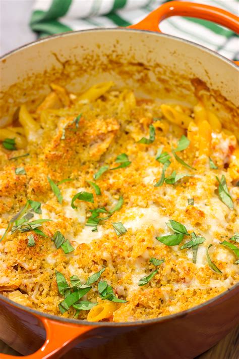 Chicken Parm Pasta Bake | Spicedblog