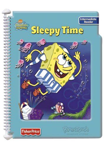 POWERTOUCH SPONGEBOB SQUAREPANTS SLEEPY TIME BOOK AND CARTRIDGE SPONGE ...