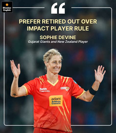 Retired out over Impact Player rule: Gujarat Giants superstar Sophie ...