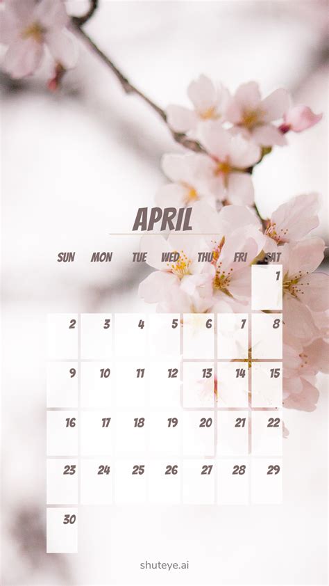 100+ Printable April Calendar Ideas | Free Calendars 2023 - ShutEye ...