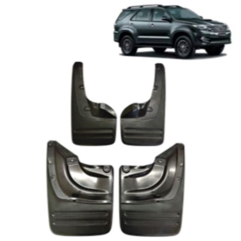 Premium Quality Non Breakable Plastic Car Mud Flaps for Fortuner (Set ...