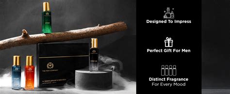 Buy The Man Company Perfume Gift Set for Men 4 X 20ml | Premium Long ...