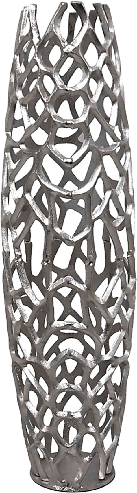 Brunk Silver Gray Floor Vase | Rooms to Go