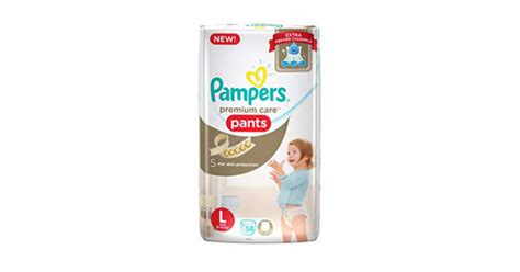 Pampers Premlum Care Pants Large Diapers (Pack of 58) : Buy Pampers ...