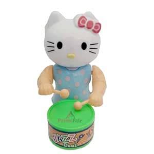 Buy PRIMEFAIR Key-Operated Cute Drummer Girl Rattle Musical Toy with ...