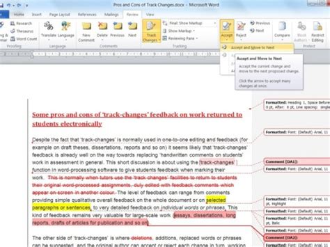 Image result for How to Use Track Changes