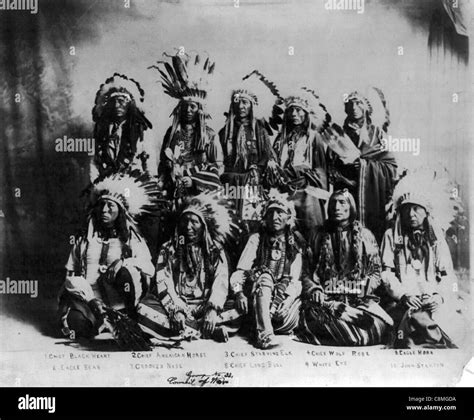Group native american indian Black and White Stock Photos & Images - Alamy
