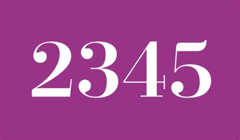 Numerologi 2345: Betydelse och Symboler | Numerologi