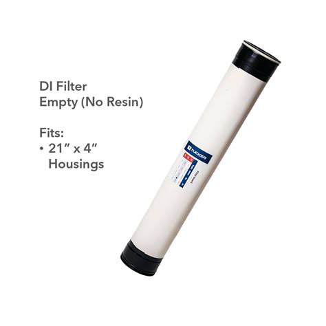 Empty Refillable DI Filter 21" x 4" – Tucker Canada