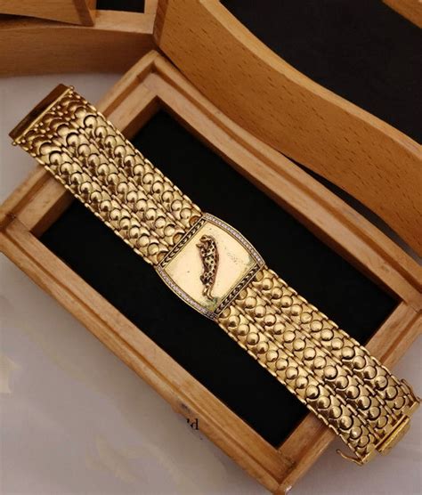 Jayiush , Elegant Gold Finish Bracelet for Men -KRISH001BML – www.soosi ...