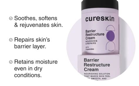 Cureskin Barrier Restructure Cream | Nourishes and Repairs | Ceramides ...