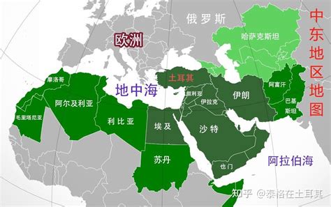 中东是什么意思？中东国家有哪些？中东国家分布地图 - 旅游 - 多样信息网