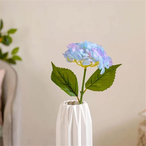 Faux Hydrangea Flower Purple Online - Premium Artificial Flower | Nestasia