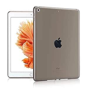 Clear Plastic Cover Color Transparent Dark Gray for Apple iPad (2017/ ...