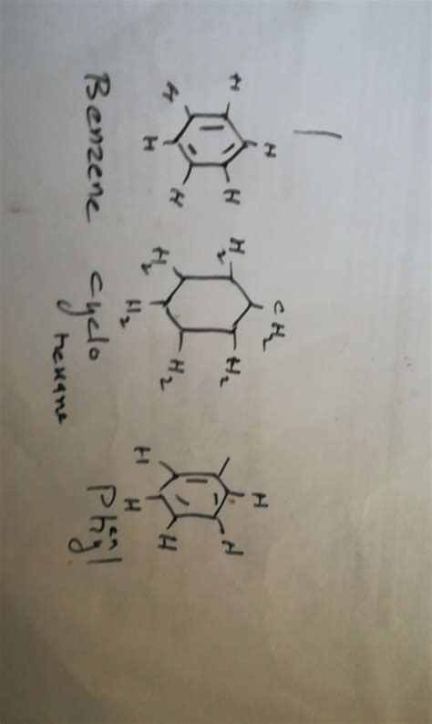 Difference between benzene,cyclohexane and phenyl (class 11 chemistry organic). If the answer is ...