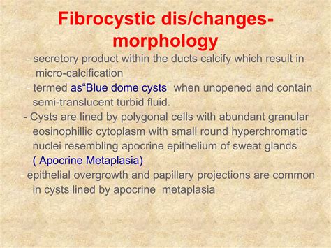 Breast inflammatory, proliferative lesions for MBBS | PPTX