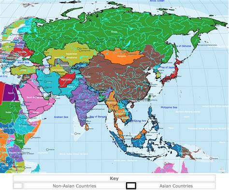 Image result for Asia Map Test