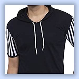 Buy Katso Mens Cotton Hooded T-Shirt Blue at Amazon.in