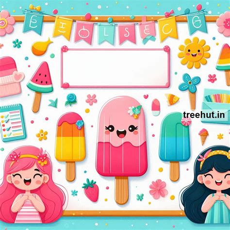 Popsicles Bulletin Board Ideas, Door Posters and Classroom Activities