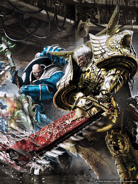 Rogal Dorn Primarch of Imperial Fists vs Alpharius Primarch of Alpha ...