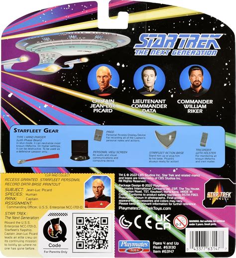 Buy STAR TREK Playmates Toys Universe: 5 Captain Jean-luc Picard Next ...