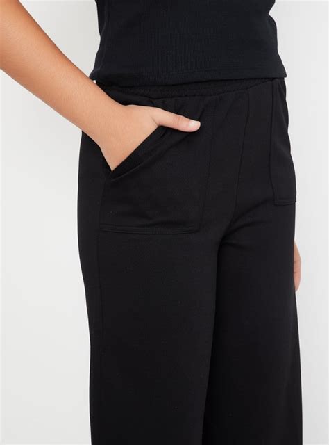 Buy Girls Knit Wide-Leg Trousers Online at just Rs. 799.0 ...