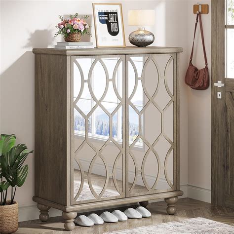 Tribesigns Mirror Shoe Cabinet for Entryway, 5-Tier India | Ubuy