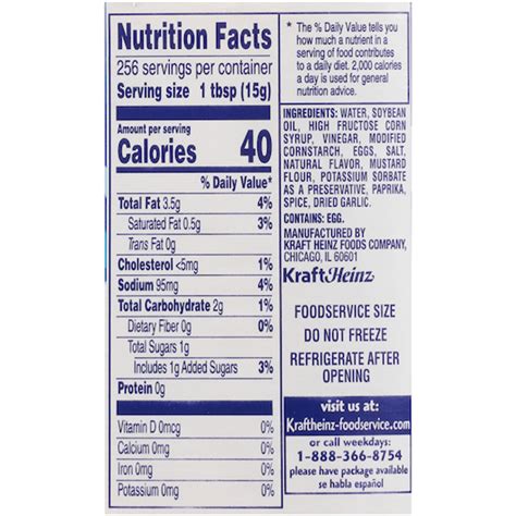 Kraft Miracle Whip Mayonnaise, 1 Gallon, 4 Per Case