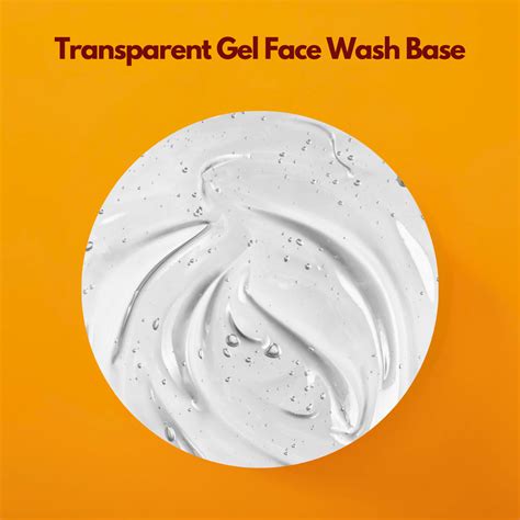 Transparent Gel Face Wash Base for Skincare – Cosmesi Global