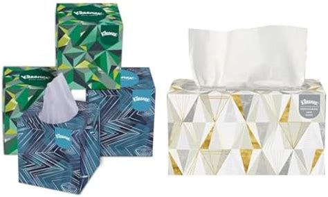 Kleenex® 2 ply Facial Tissue Cube Box, 80 Pulls, Pack of 4 (Total 320 ...