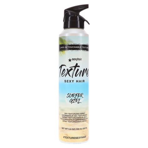 Sexy Hair Surfer Girl Dry Texture Spray 6.8oz for Natural Shine and Up ...