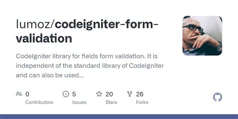 Form Validation CodeIgniter 的图像结果