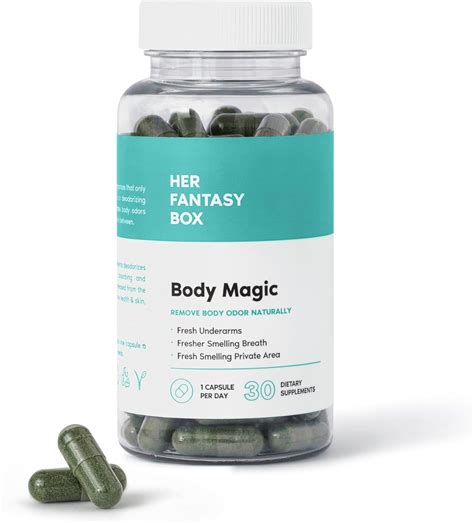 Her Fantasy Box, Body Magic Chlorophyll Capsules, 30 Vegan Capsules ...