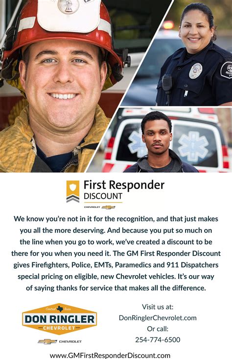 First Responders Discount on Behance