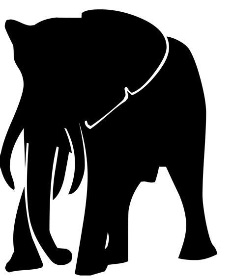 Elephant Silhouette Free Stock Photo - Public Domain Pictures