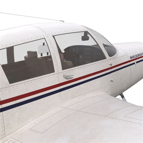 Light Aircraft Piper PA 28 Cherokee Seaplane 3D model | 3D Molier ...
