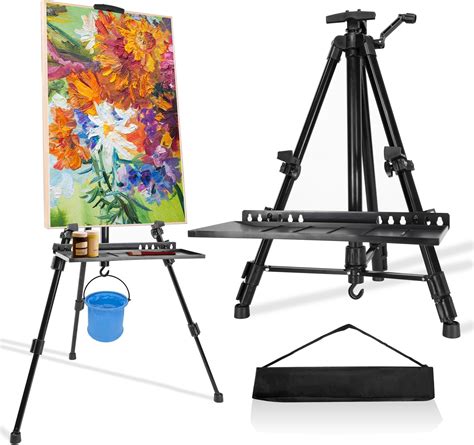 Amazon.com: Heavy Duty Easel Stand for Painting - Adjustable Easel 29.5 ...