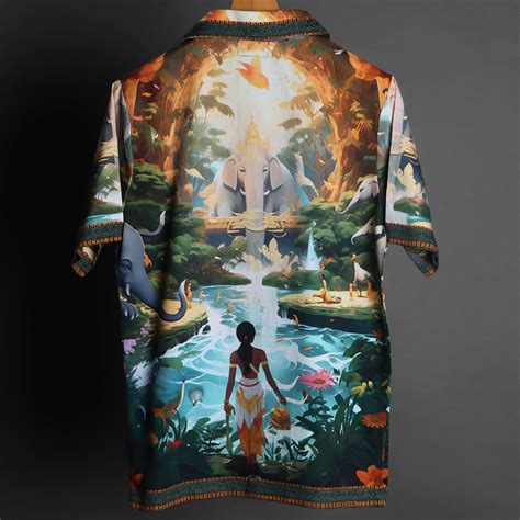 ARANYAKA - Rdklu Cuban Collar Shirt For Men #1 – RDKLU