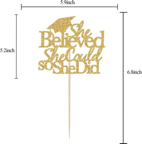 Glitter She Believed She Could So She Did Cake India | Ubuy