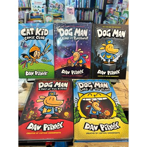 [EN] หนังสือภาษาอังกฤษมือสอง PiLKEY DOG MAN / CAT KiD COMiC CLUB ...