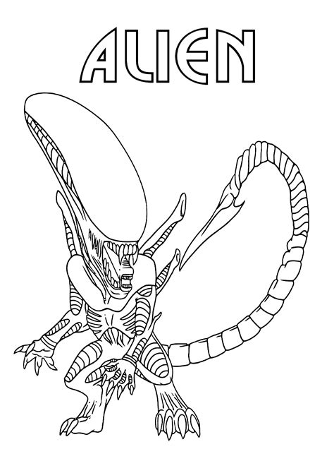 Image result for Alien Coloring Pages