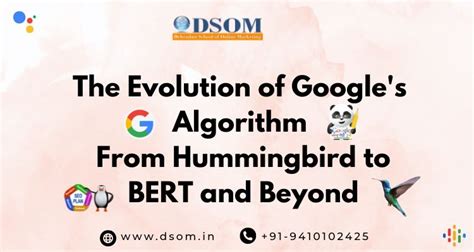 The Evolution of Google's Algorithm: From Hummingbird to BERT and Beyond