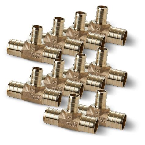 Buy Water Armor USA 3/4 in x 3/4 in x 1/2 in PEX Reducing Tee Lead-Free ...