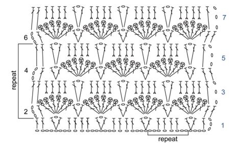 Image result for Shell Textured Crochet Stitch Pattern