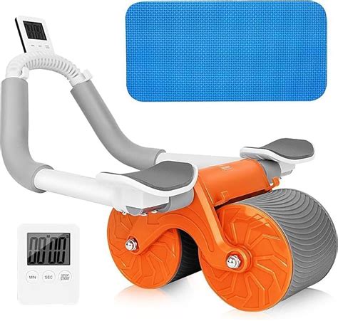HREDOW Ab Roller Wheel - Automatic Rebound Abdominal Wheel for Core ...