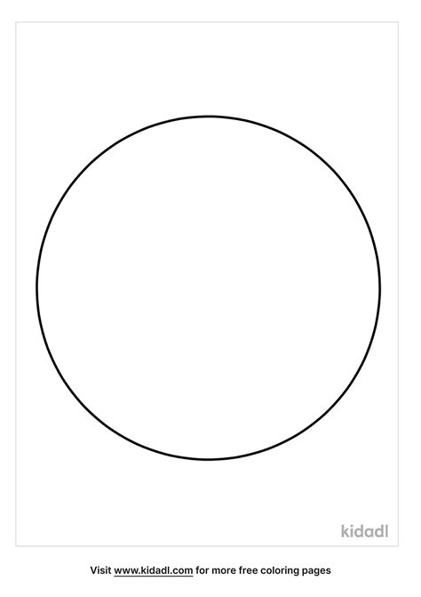 Circle Coloring Page