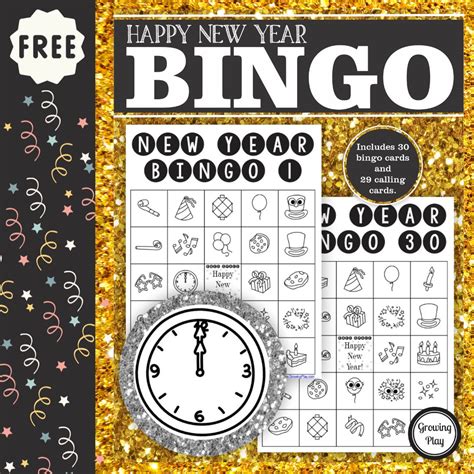 New Years Bingo Printable - prntbl.concejomunicipaldechinu.gov.co