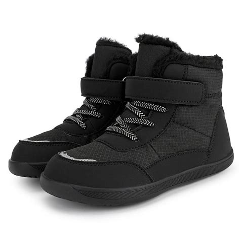 Stepedia Boys Girls Snow Boots Wide Toe Box Waterproof Barefoot ...